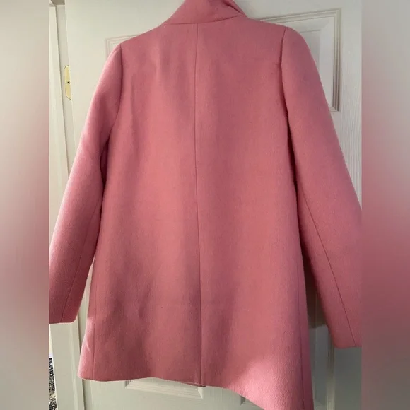 J. Crew Mercantile Pink Dress Coat Sz 10 - Picture 2 of 8